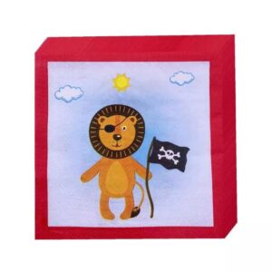 מפיות נייר - פיראטים חיות