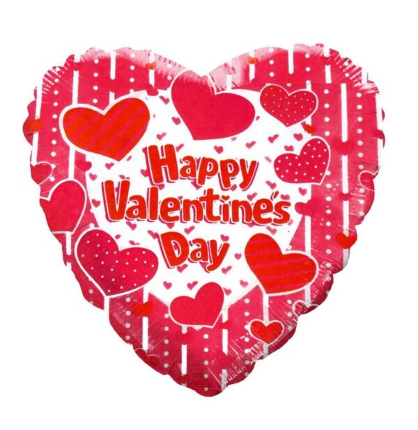 בלון לב מיילר 18 - HAPPY VALENTINES DAY