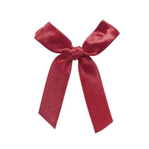 פפיונים בד + תיל קשירה - בורדו