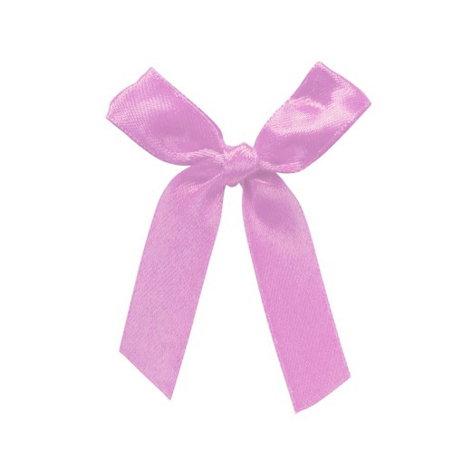 פפיונים בד + תיל קשירה - ורוד בהיר