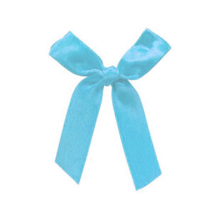 פפיונים בד + תיל קשירה - תכלת