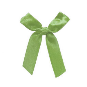 פפיונים בד + תיל קשירה - ירוק כהה