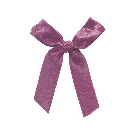 פפיונים בד + תיל קשירה - ורוד כהה