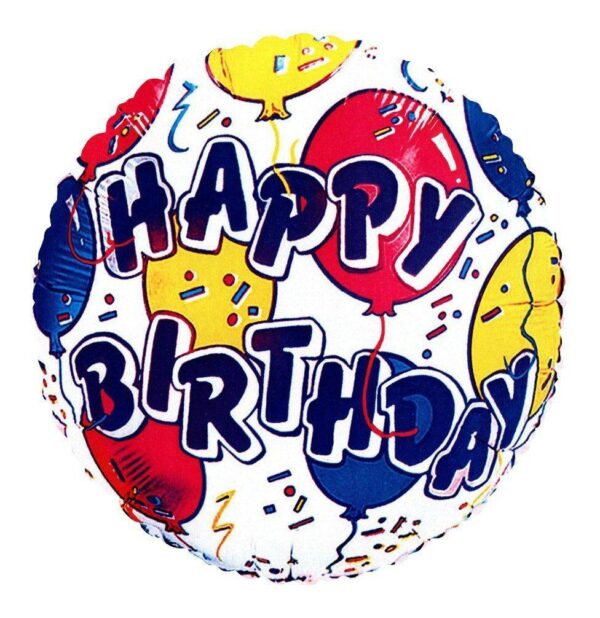 בלון מיילר 18 - Happy Birthday