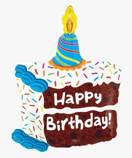 בלון מיילר 28 עוגה - Happy Birthday