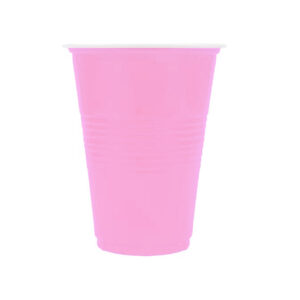 כוסות פלסטיק גדולות - ורוד