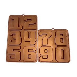 תבנית סיליקון ספרות עומדות