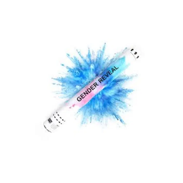 תותח קונפטי 30 ס"מ - אבקה כחולה