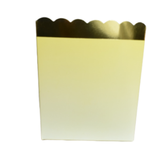 קופסאות לפופקורן - אומברה צהוב וזהב