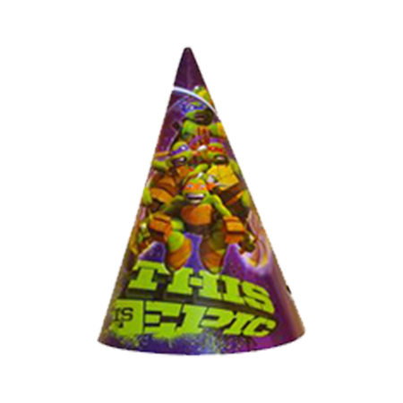 כובעים ליום הולדת - צבי הנינג'ה