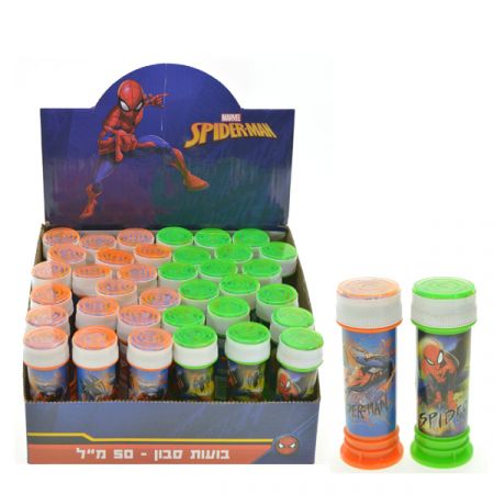 בקבוק בועות סבון 50 מ"ל - ספיידרמן