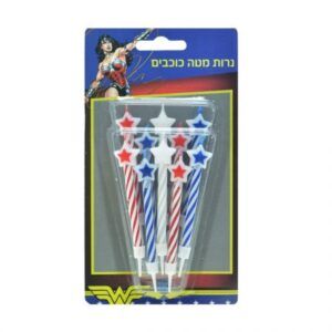 נרות מטה כוכבים - וונדר וומן