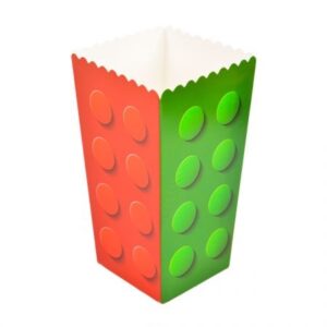 קופסאות פופקורן וחטיפים - קוביות לגו