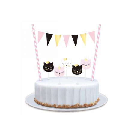 ערכת קישוט לעוגה - חתול