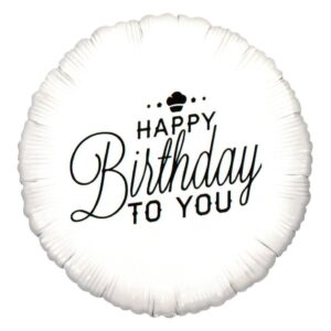 בלון לב מיילר 18 - Happy Birthday To You