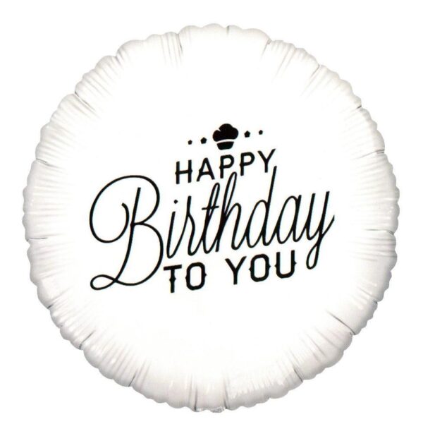 בלון לב מיילר 18 - Happy Birthday To You