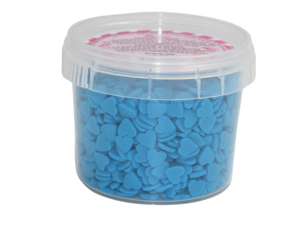 סוכריות לקישוט לבבות - כחול