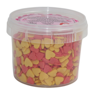 סוכריות לקישוט כוכבים - אדום צהוב