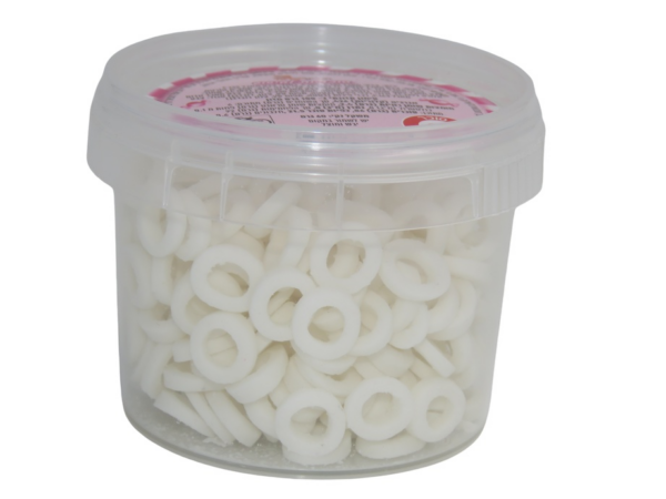 סוכריות לקישוט חישוקים - לבן