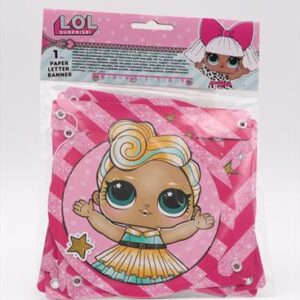 באנר אותיות יום הולדת - LOL