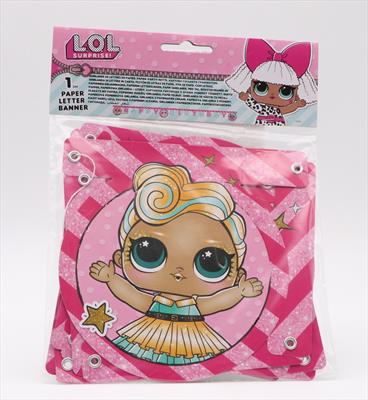 באנר אותיות יום הולדת - LOL