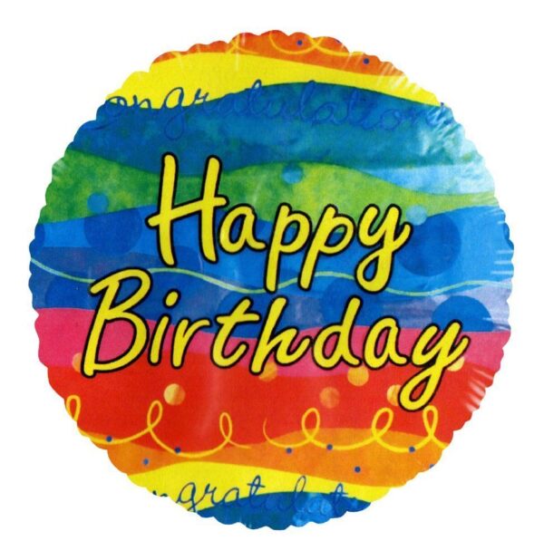 בלון מיילר 18 - Happy Birthday