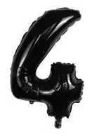 בלון מיילר 34 שחור - מספר 4