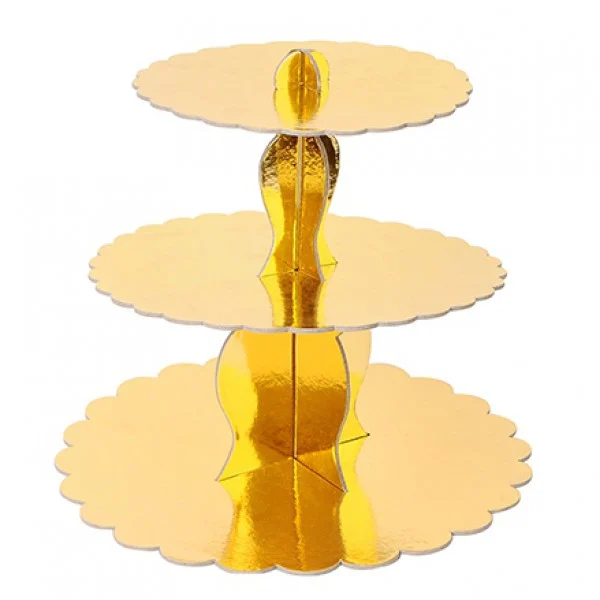 מעמד לקאפקייקס - זהב