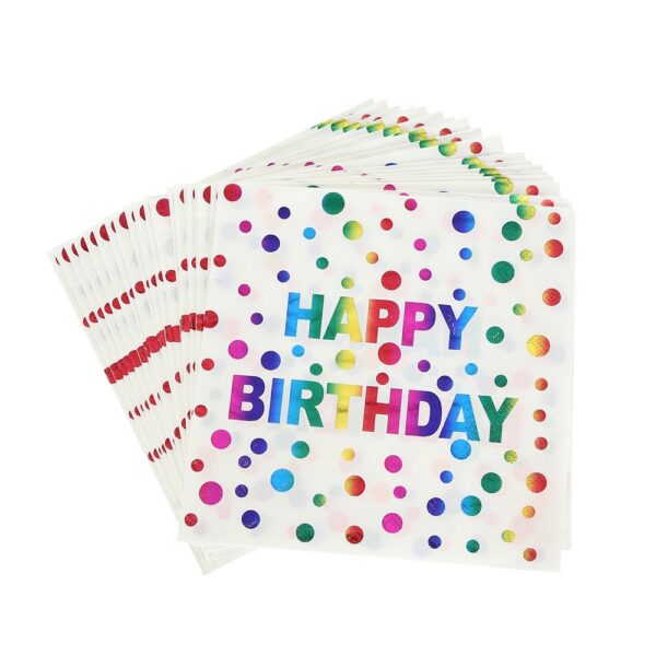 מפיות נייר - צבעוני מטאלי