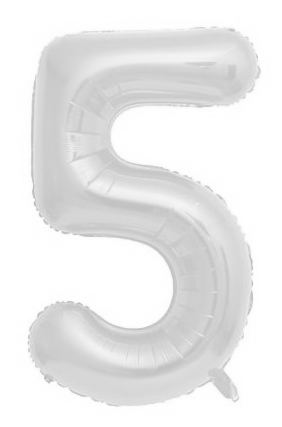 בלון מיילר 34 לבן - מספר 5