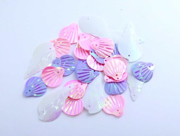 קונפטי לקישוט - צדפות