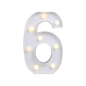 מנורת לד מספר - 6