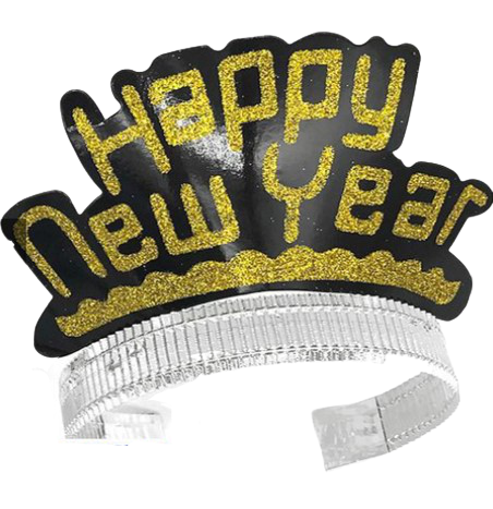 6 קשתות Happy New Year זהב