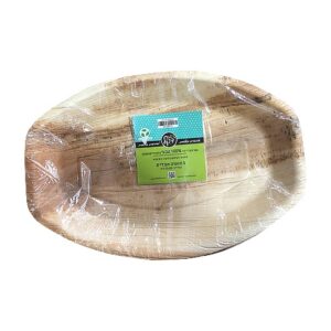 מגשים אובליים מענפי דקל