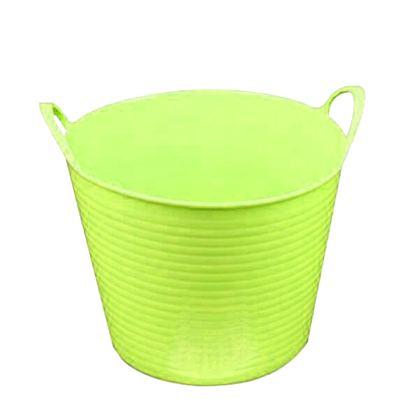 דלי פלסטיק 2 ידיות - ירוק