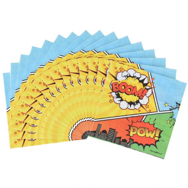 מפיות נייר - קומיקס גיבורי על