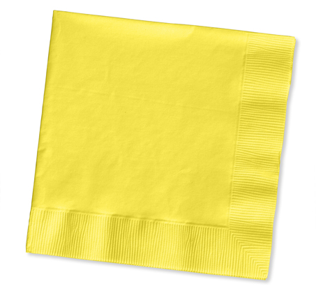 מפיות נייר - צהוב