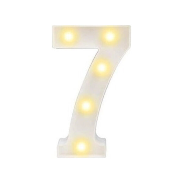 מנורת לד מספר - 7