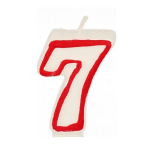 נר יום הולדת מספר 7