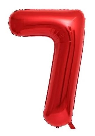 בלון מיילר 34 אדום - מספר 7