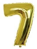 בלון מיילר 34 זהב מט - מספר 7