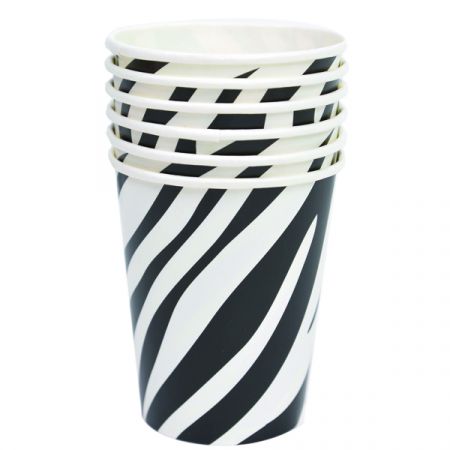 כוסות נייר - זברה