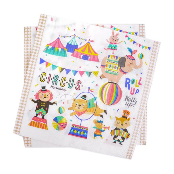 מפיות נייר - חיות קרקס