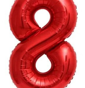 בלון מיילר 34 אדום - מספר 8