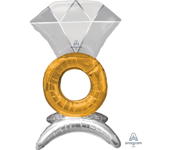 בלון רצפה 21 - טבעת יהלום