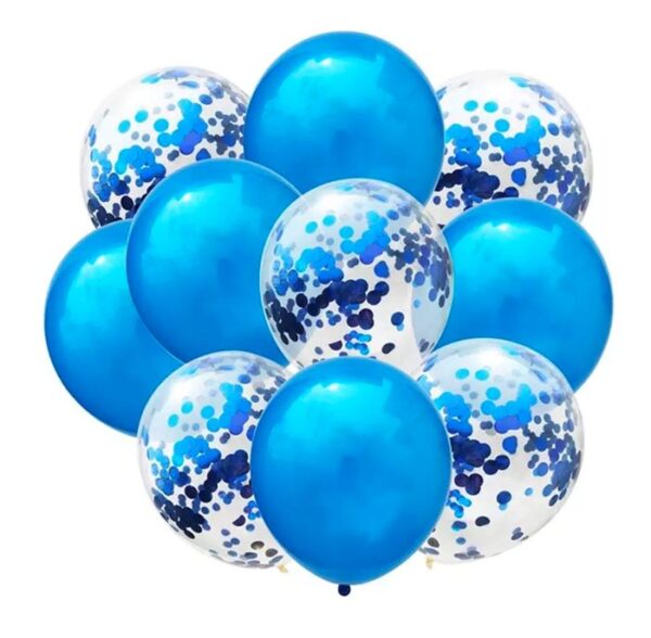 סט בלונים גומי - כחול