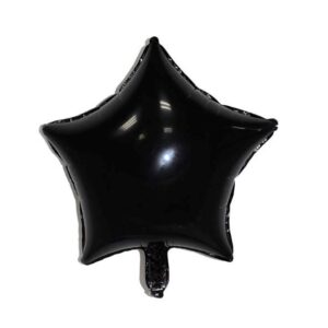 בלון כוכב שחור 18 - מתאים לעיצוב אישי