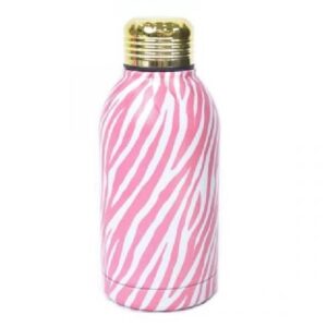 בקבוק נירוסטה 350 מ"ל - זברה ורודה