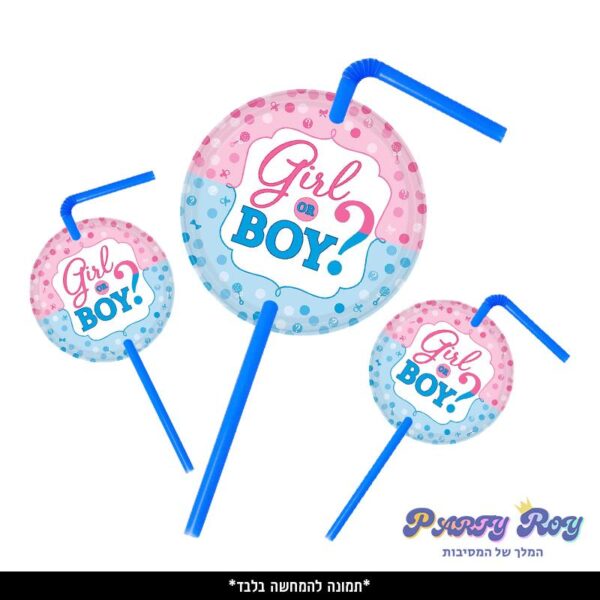 תוויות לקשיות - ‏‏GIRL OR BOY (10 יח')