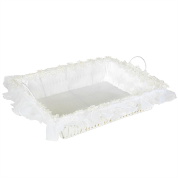 סלסלה מלבנית - בד סאטן